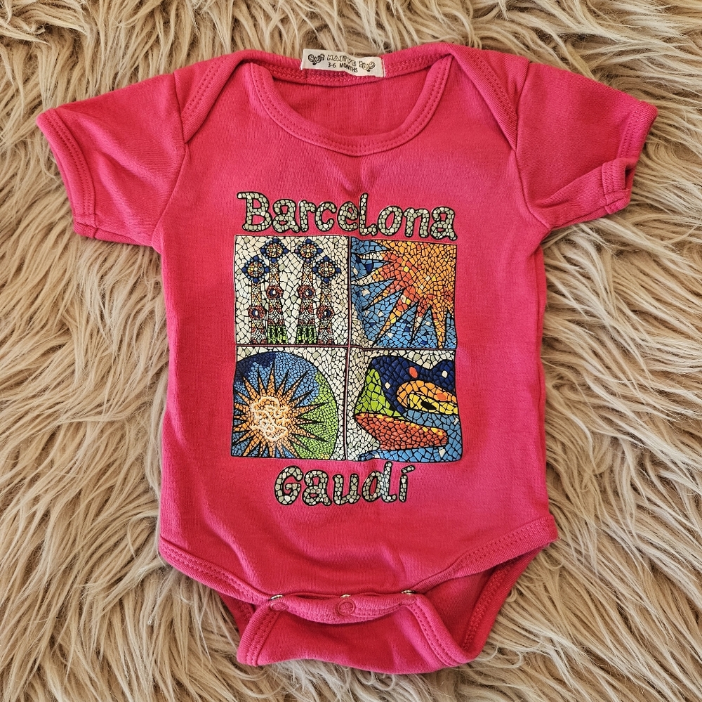 Baby Girl Barcelona Onesie